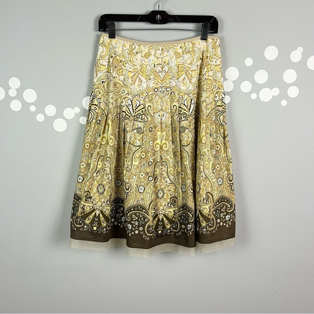 Talbots Pleated A-Line Skirt Size 6P